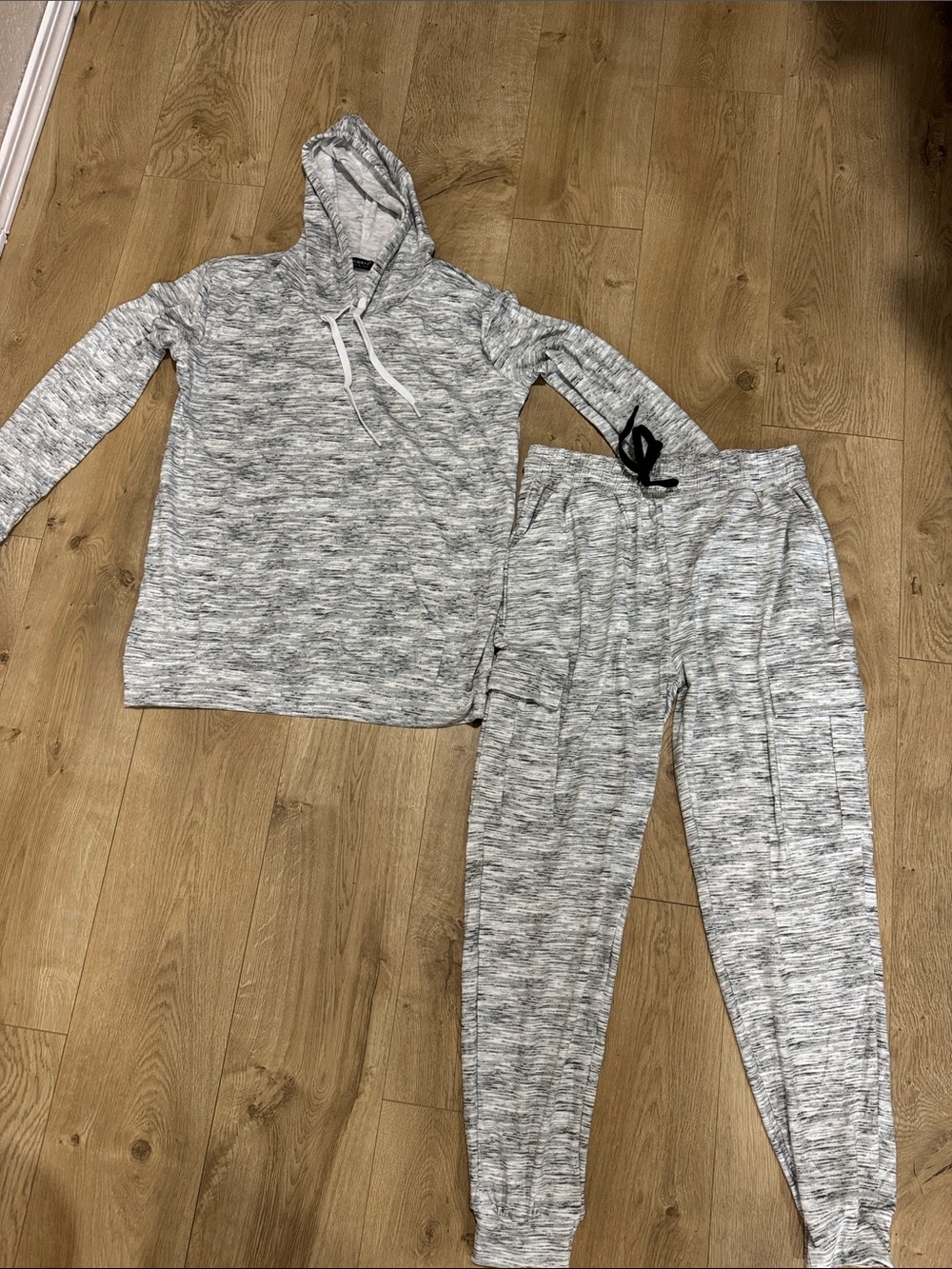 Always Heather Gray Jogger Sweatshirt Set - Gray
